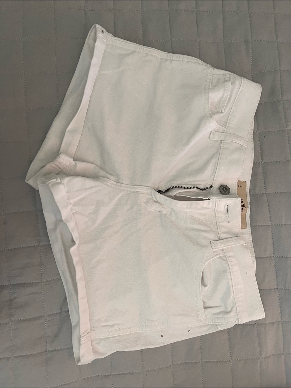 Hollister white shorts